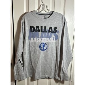 NBA Ultra Game‎ Dallas Mavericks Long Sleeve Shirt Mens Size M Gray